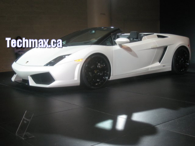 Sport Cars on Exotic Sport Cars   Bright White Convertible Lambo With Black Wheels