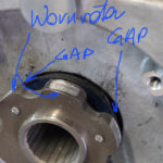worn BMW i3 rotor